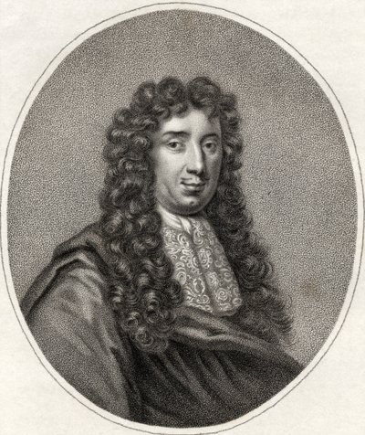 George Savile, graviert von Bocquet, Illustration aus 